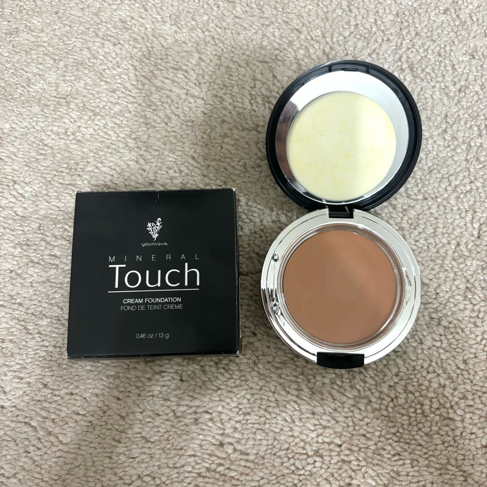 Younique Mineral Touch Cream Foundation Cashmere Makeup 0.46 Oz Breathable